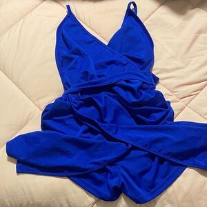 Vibrant Blue romper like dress
